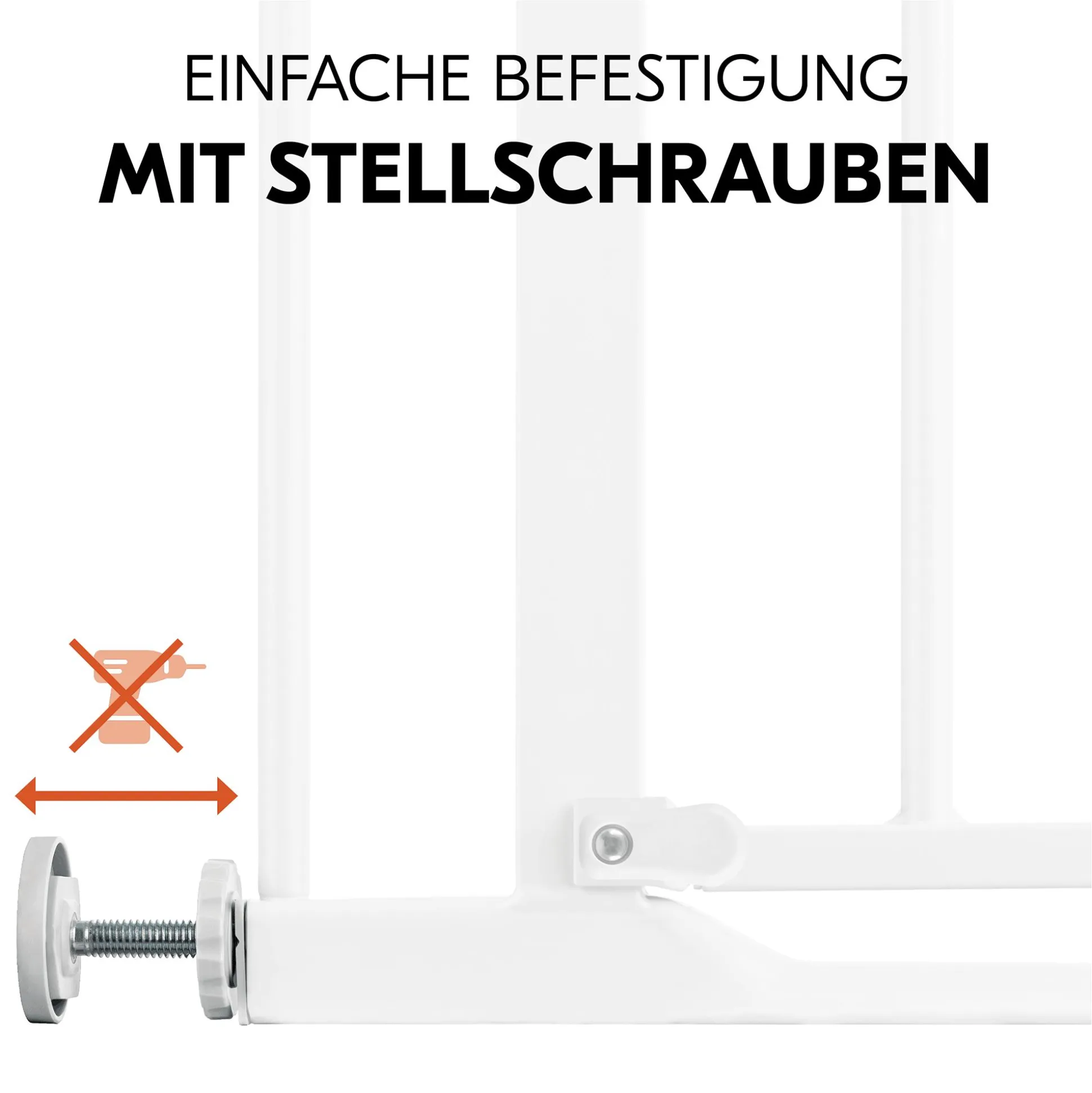Set Clear Step Autoclose 2 mit 21 cm Verlängerung White