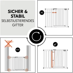 Set Clear Step Autoclose 2 mit 21 cm Verlängerung White