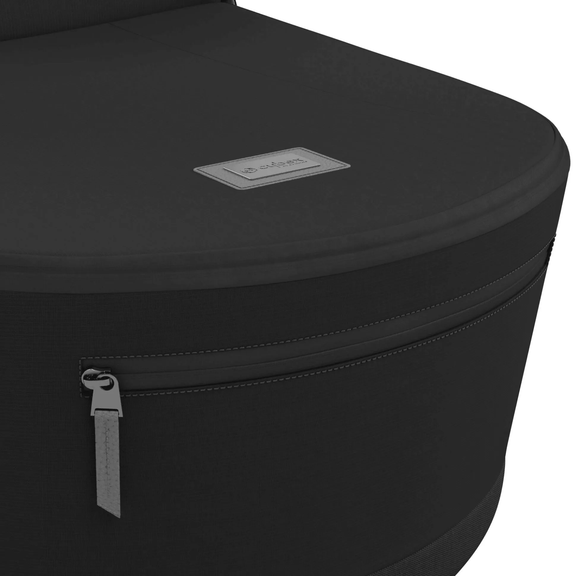 Set e-Priam Rahmen Matt Black mit Wanne Lux und Sitzpaket Sepia Black