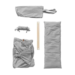 Set Federwiege Basic mit Ständer Basic & Motor Grau