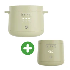 Set LIINI Flaschenwärmer 3.0 und Breiwärmer Olive