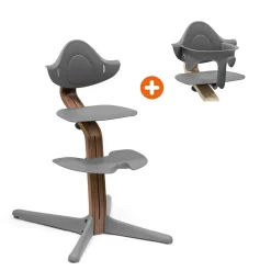 Set Nomi® Stuhl Walnut Grey mit Baby Set