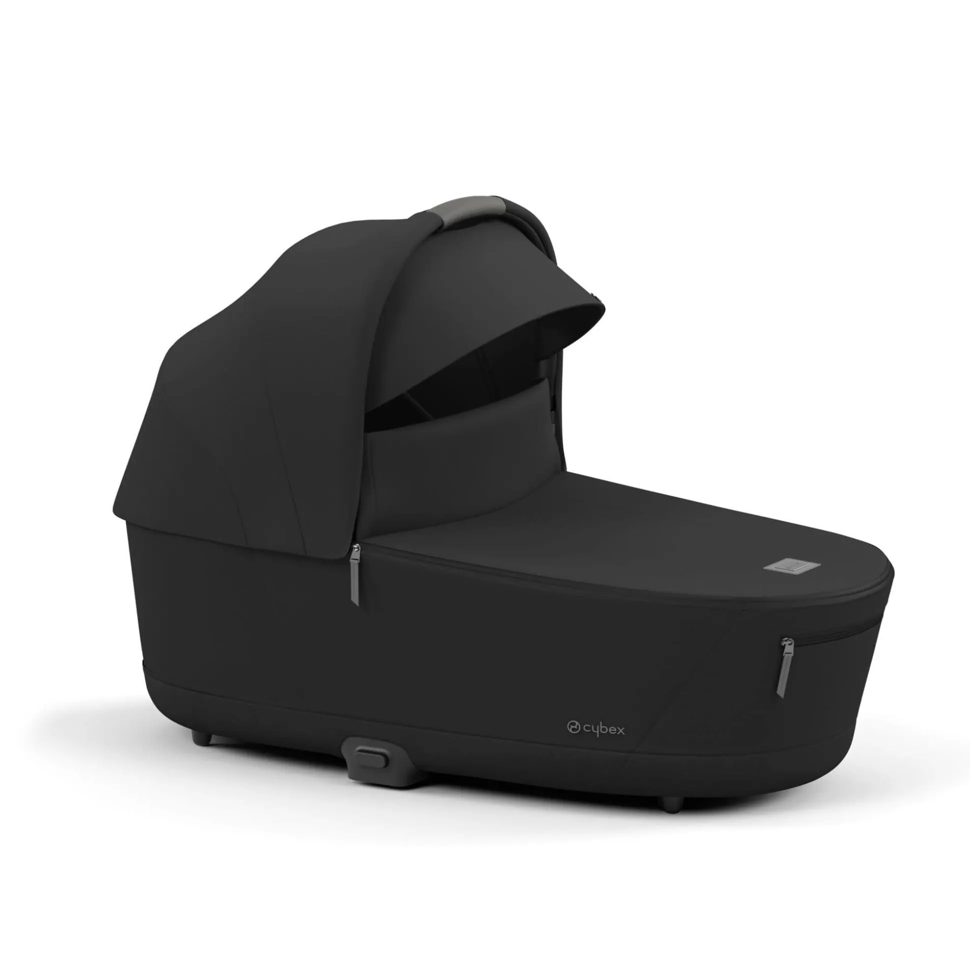 Set Priam Rahmen Chrome Black mit Wanne Lux und Sitzpaket Sepia Black