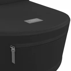 Set Priam Rahmen Matt Black mit Wanne Lux und Sitzpaket Sepia Black