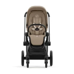 Set Priam Rahmen Matt Black mit Wanne Lux und Sitzpaket Cozy Beige