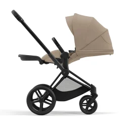 Set Priam Rahmen Matt Black mit Wanne Lux und Sitzpaket Cozy Beige