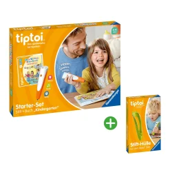 Set tiptoi® Starter-Set: Stift + Buch Kindergarten mit tiptoi® Stift-Hülle