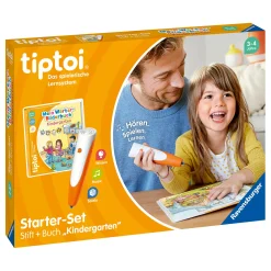 Set tiptoi® Starter-Set: Stift + Buch Kindergarten mit tiptoi® Stift-Hülle