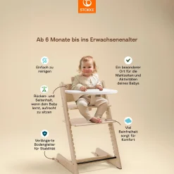 Set Tripp Trapp® Weiß mit Baby Set² mit Tablett