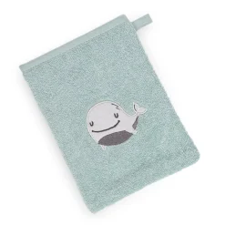Set Waschhandschuhe mit Badetuch Wal