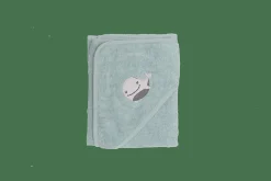 Set Waschhandschuhe mit Badetuch Wal