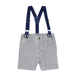 Shorts mit Hosenträgern