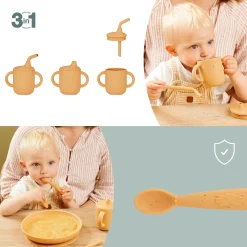 Silikon Geschirr-Set Little Arty