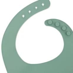 Silikon Lätzchen Ash Green