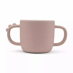 Silikon-Becher Peekaboo Croco Rosa