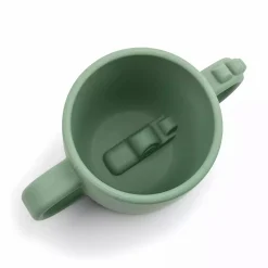 Silikon-Becher Peekaboo Croco Grün