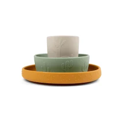 Silikon-Geschirrset Stick & Stay Lalee