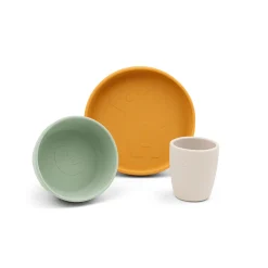 Silikon-Geschirrset Stick & Stay Lalee