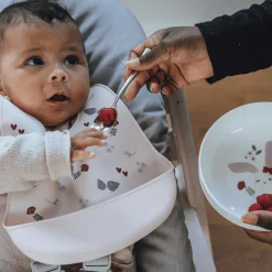 Silikon-Lätzchen Hase Rosa