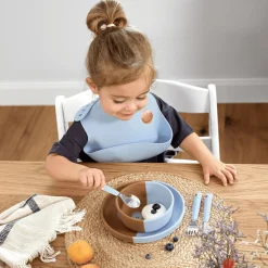 Silikonschale Happy Rascals Smile Sky Blue