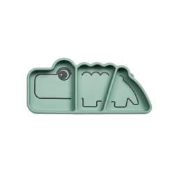 Silikonteller Stick & Stay Croco