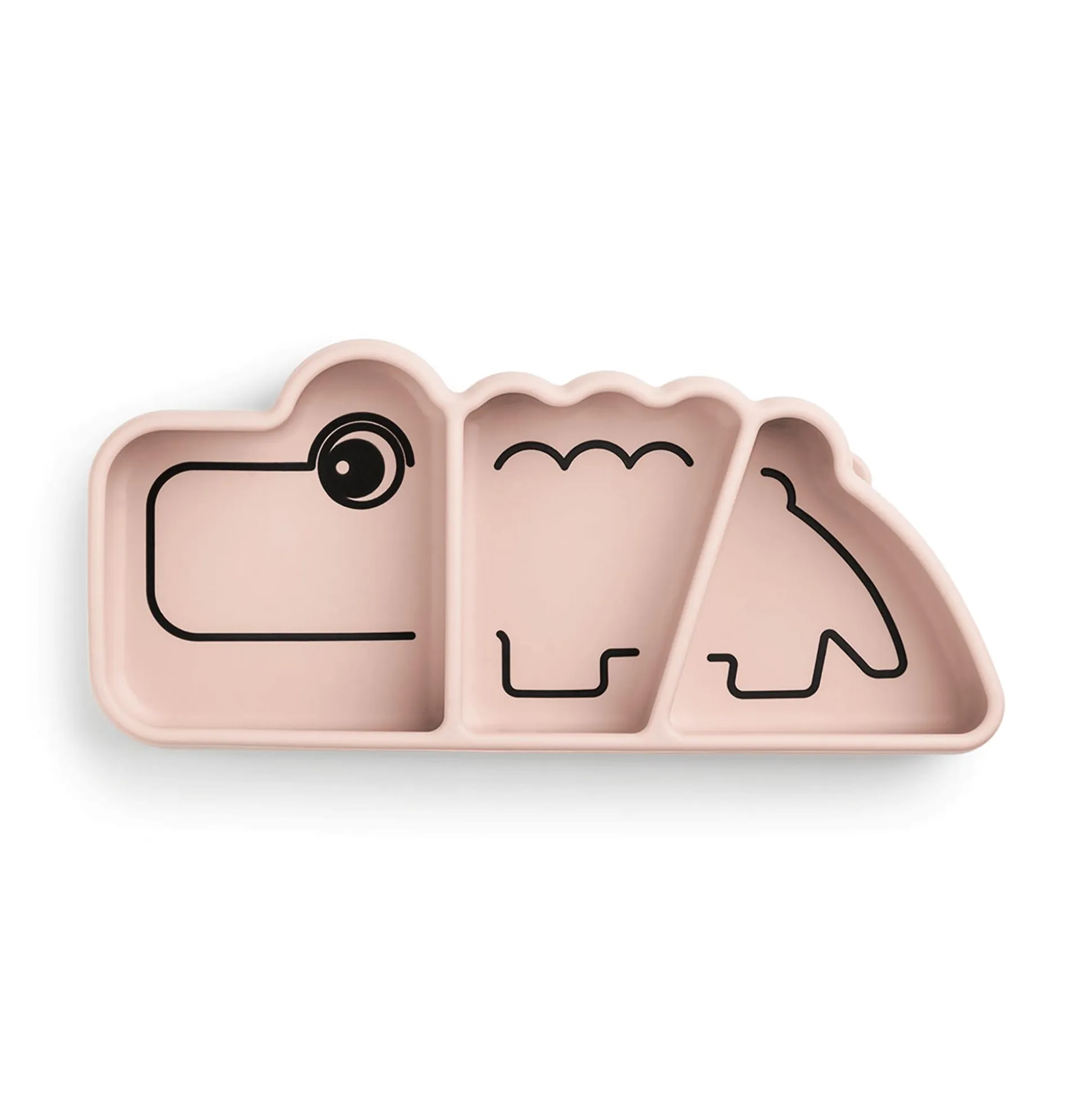 Silikonteller Stick & Stay Croco