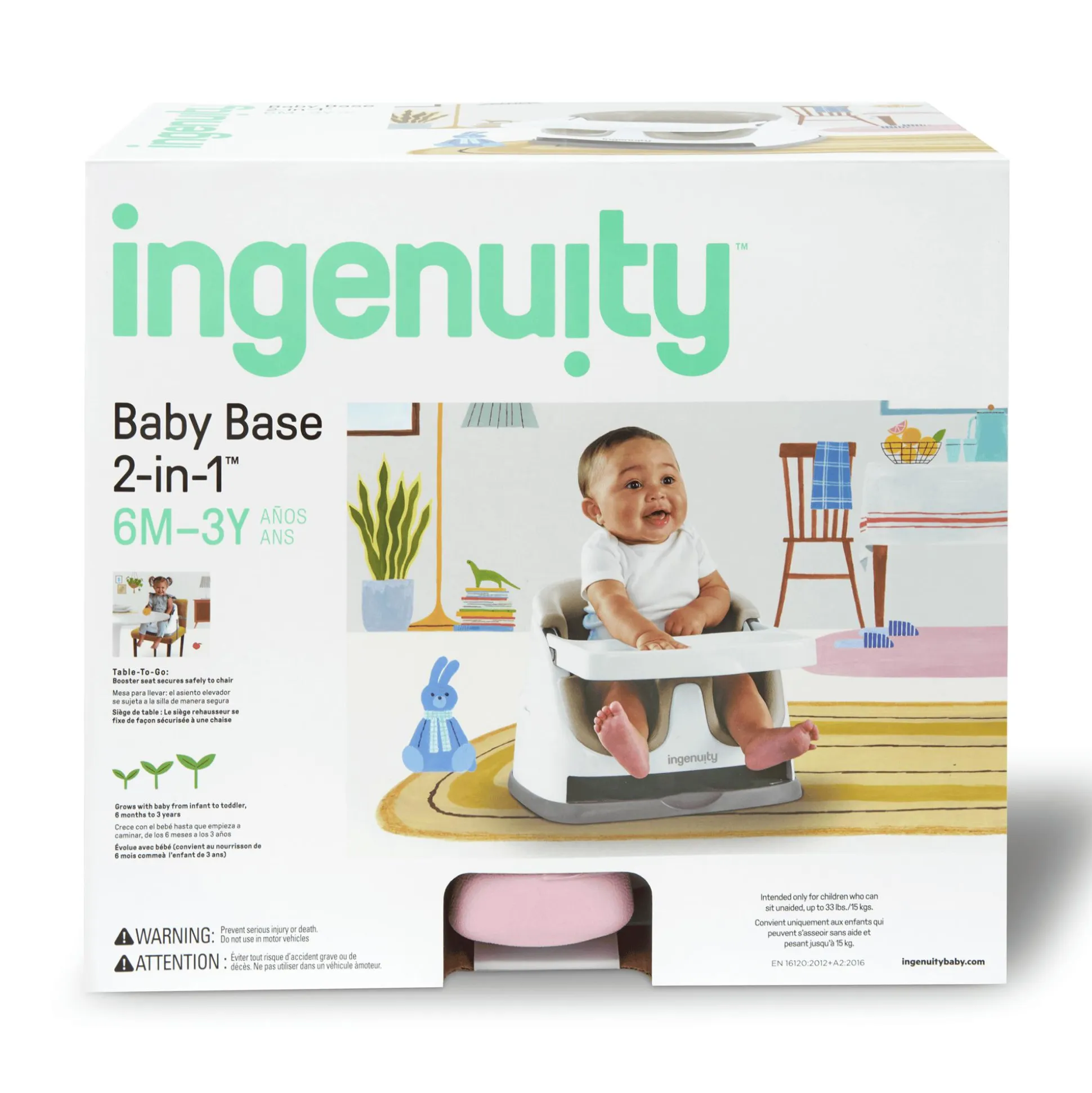 Sitzerhöhung Baby Base 2-in-1