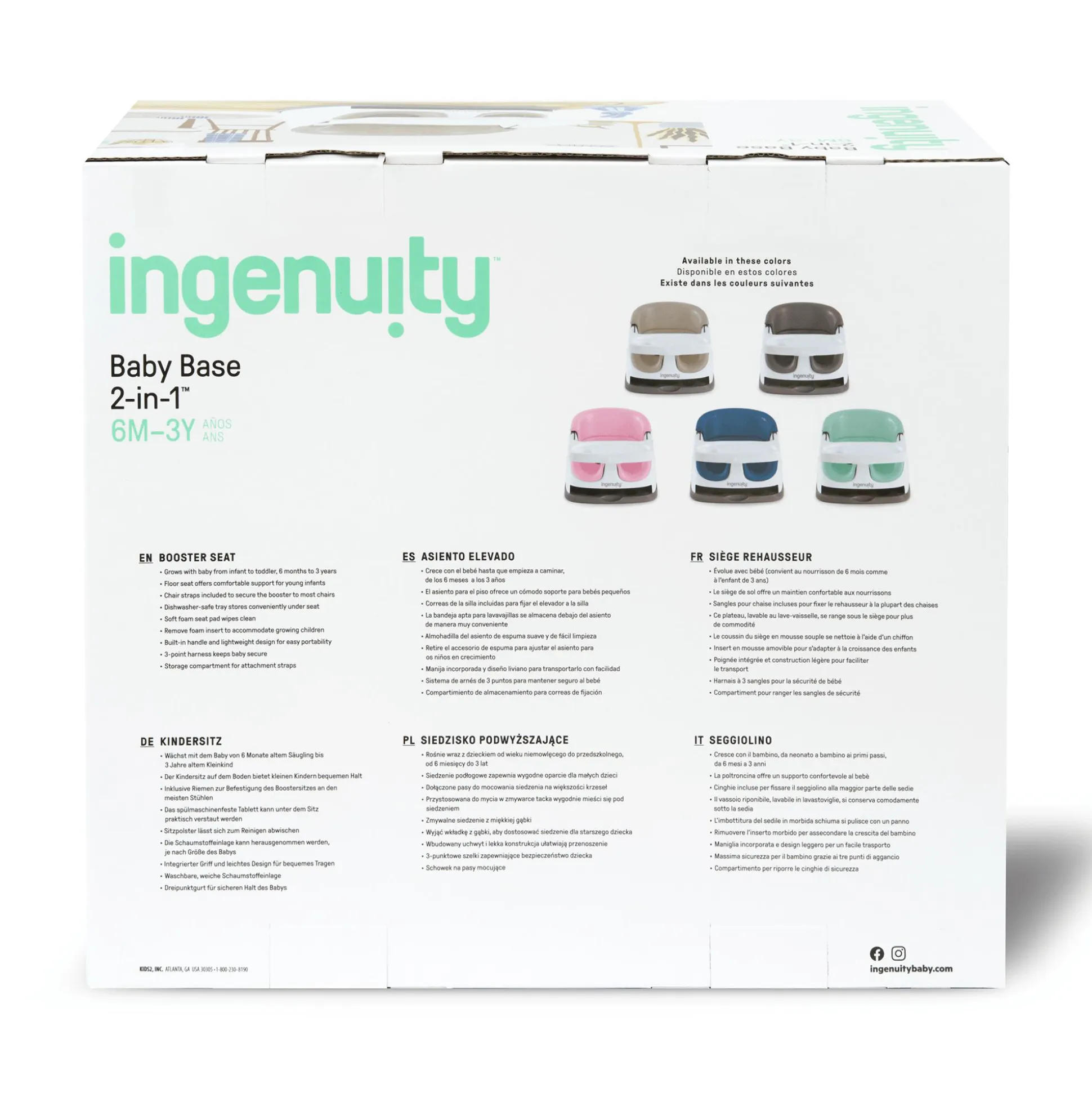 Sitzerhöhung Baby Base 2-in-1