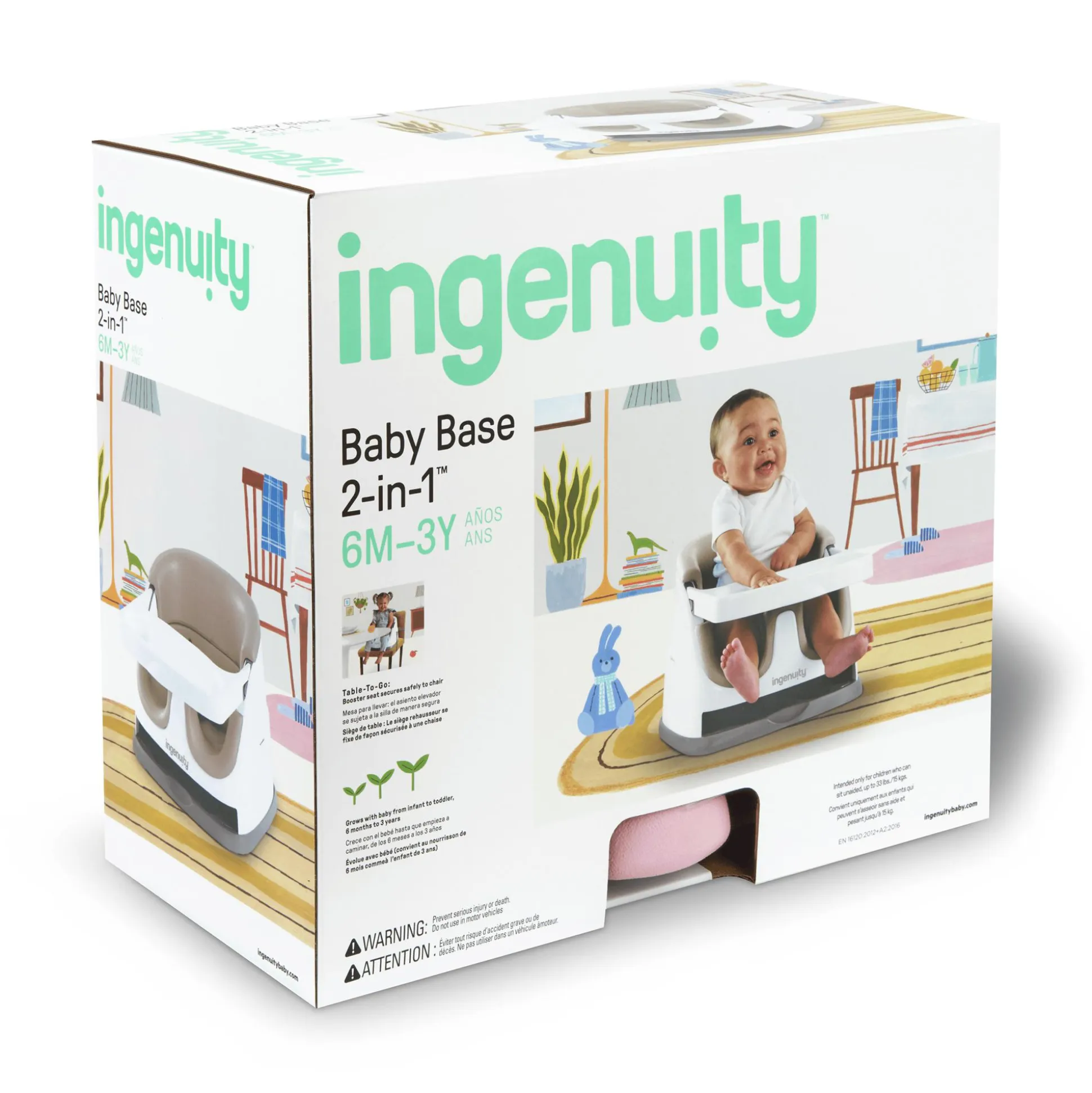 Sitzerhöhung Baby Base 2-in-1