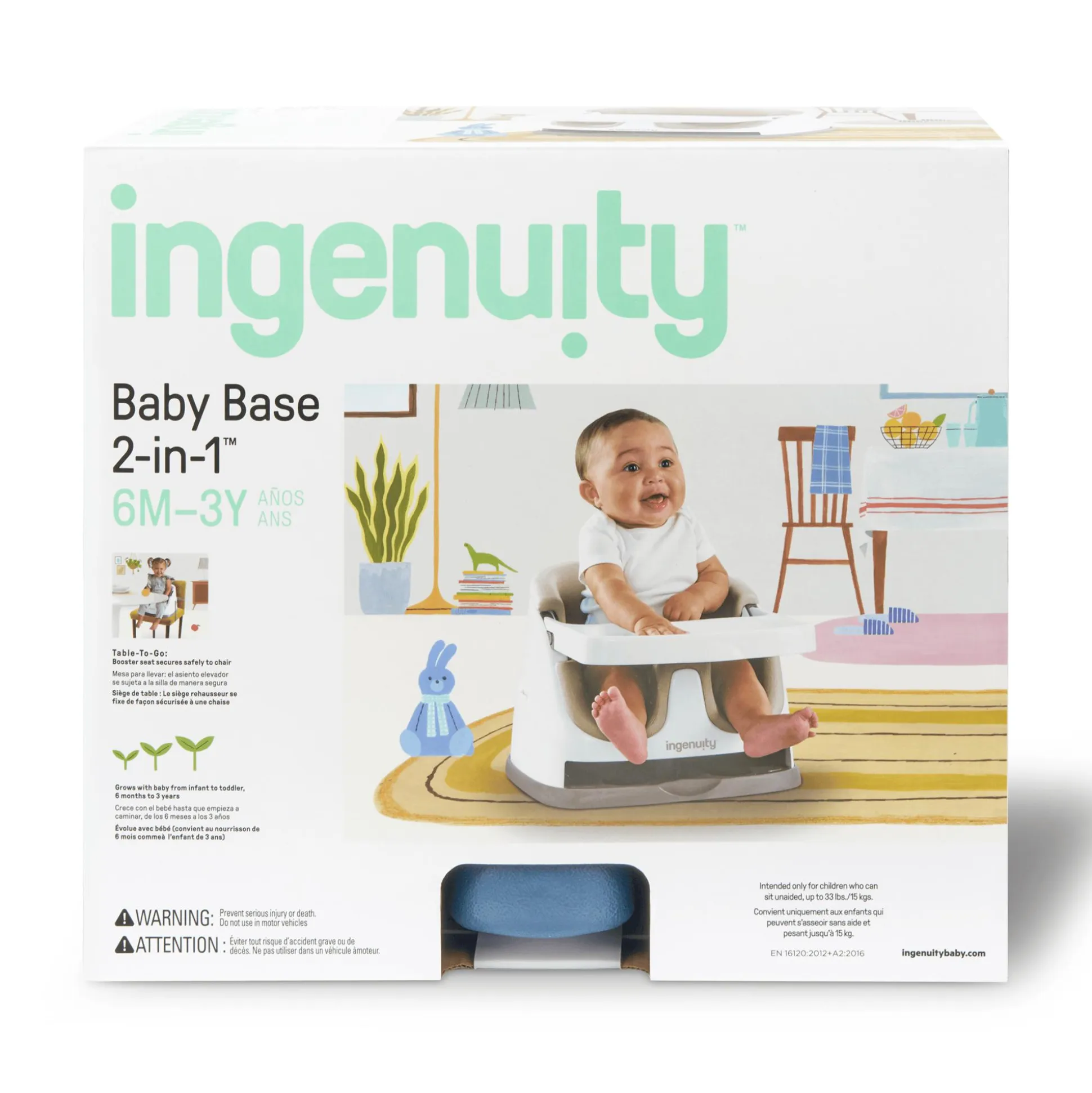 Sitzerhöhung Baby Base 2-in-1