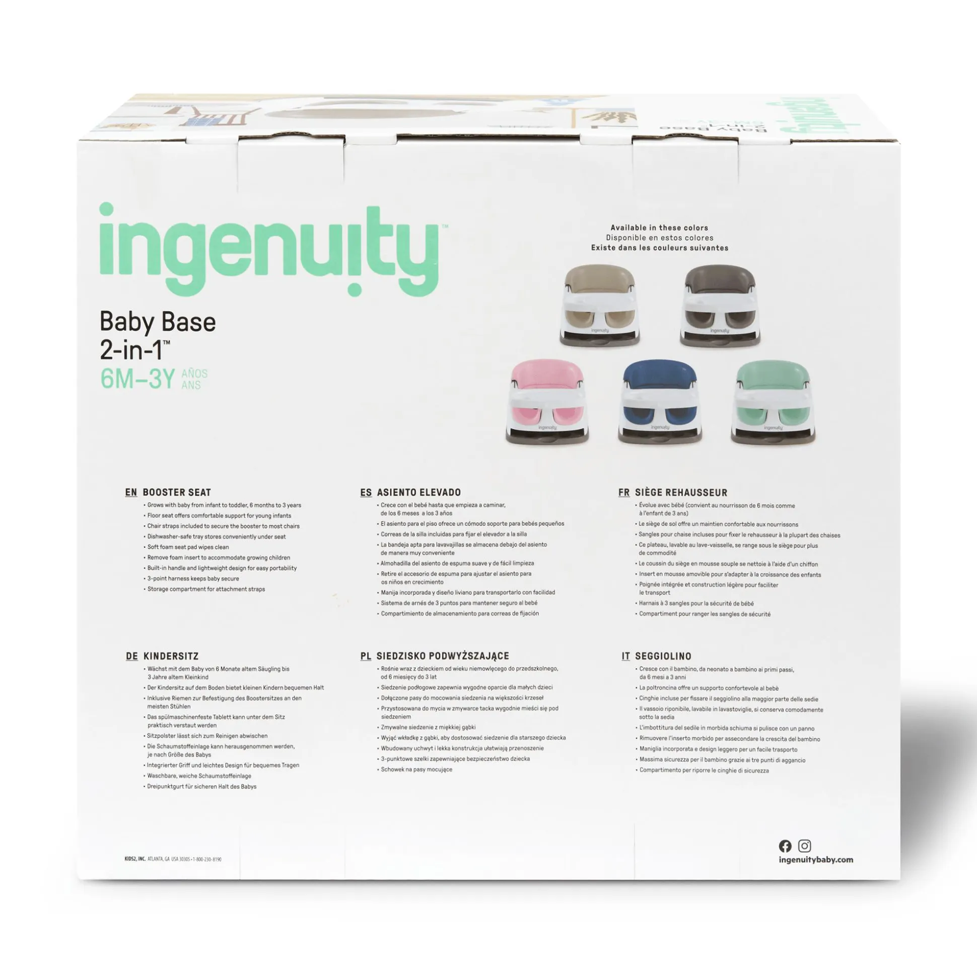 Sitzerhöhung Baby Base 2-in-1