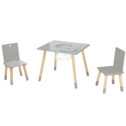 Sitzgruppe mit Aufbewahrungsnetz