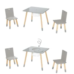 Sitzgruppe mit Aufbewahrungsnetz