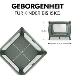 Sleep N Play SQ Set Dark Green