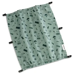 Sonnenschutz Kid Zweisitzer Green Patterned