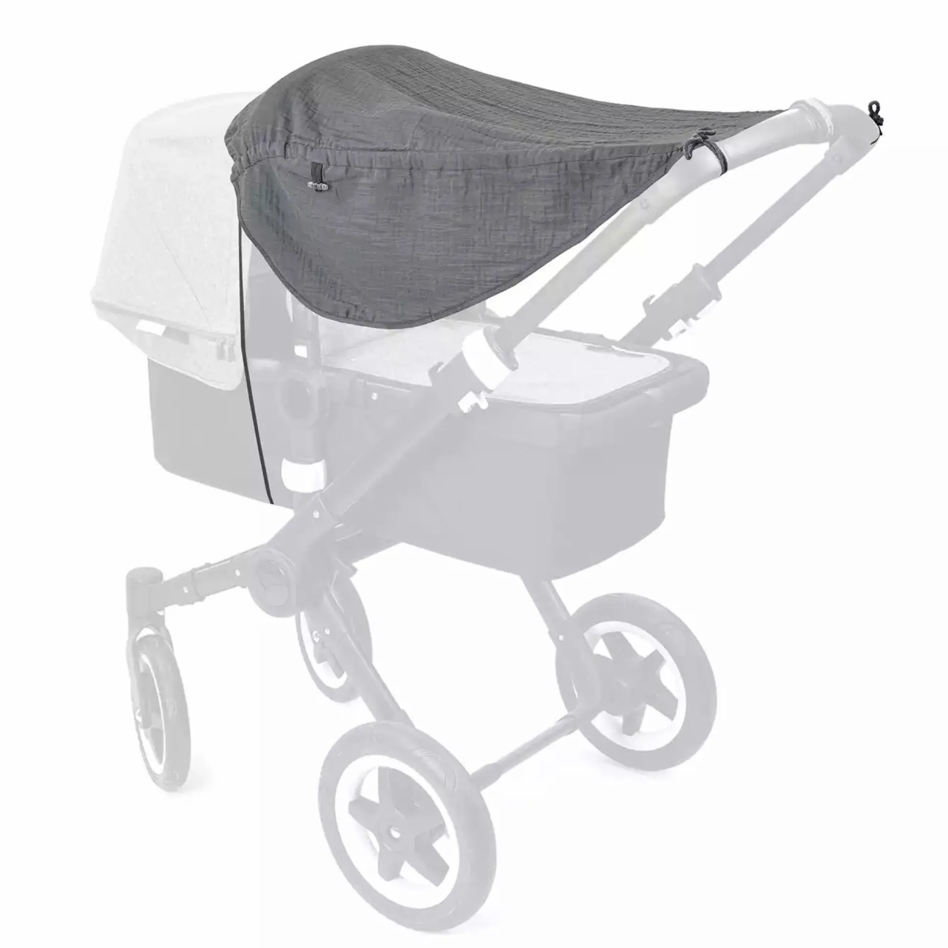 Sonnensegel Johanna Musselin Graphit