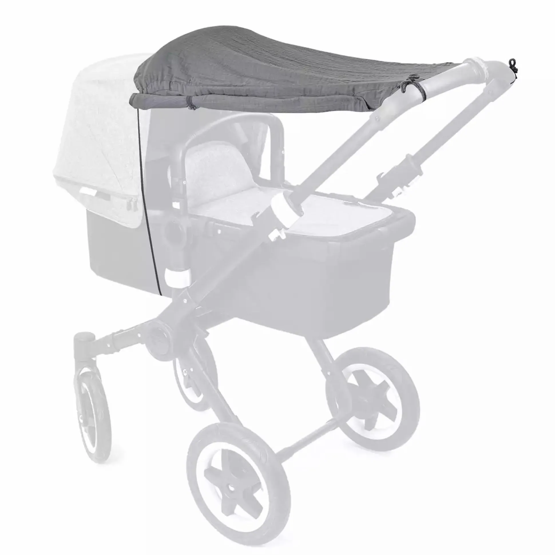 Sonnensegel Johanna Musselin Graphit