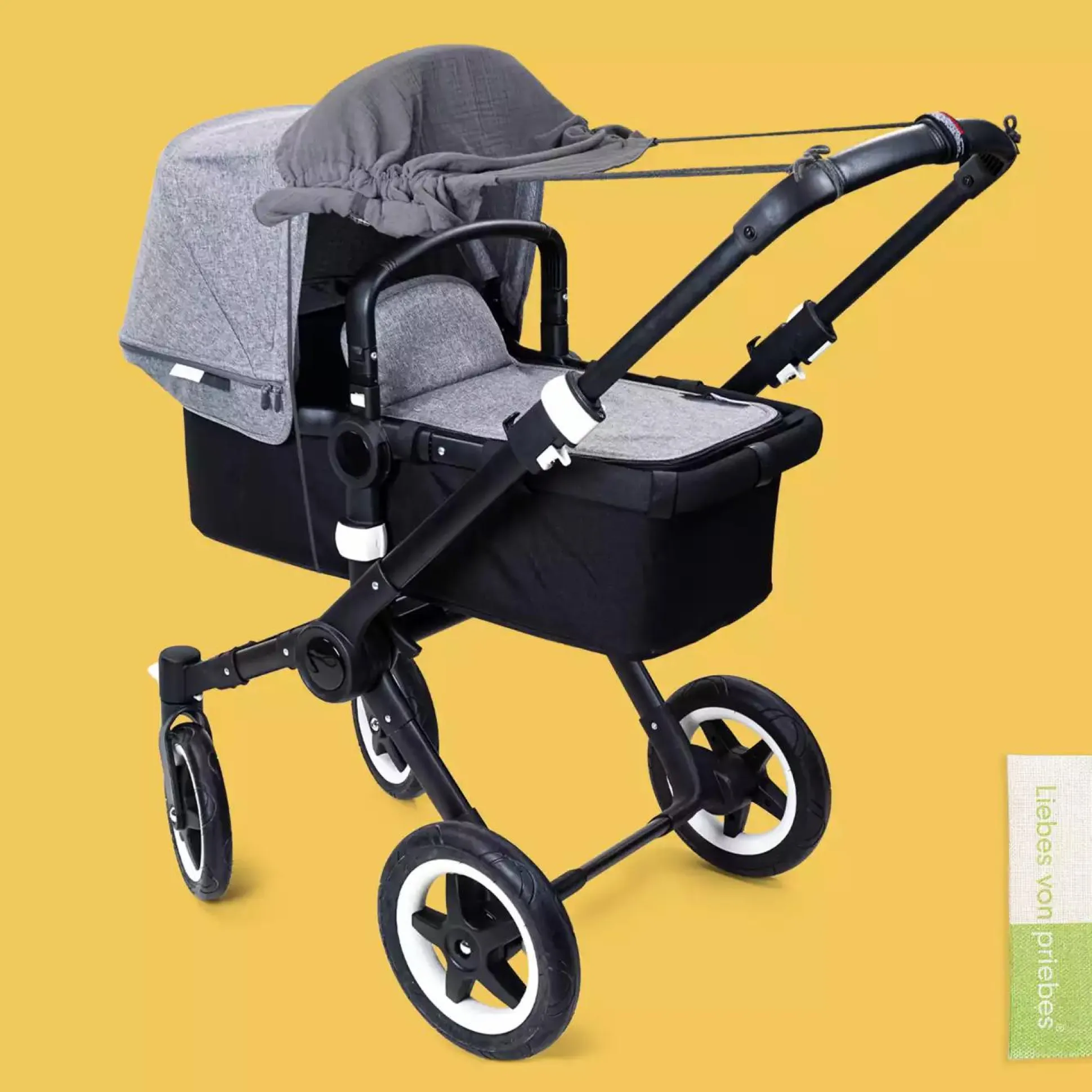 Sonnensegel Johanna Musselin Graphit