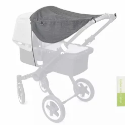 Sonnensegel Johanna Musselin Graphit