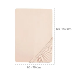 Spannbettlaken Frosty Almond 70 x 140 cm