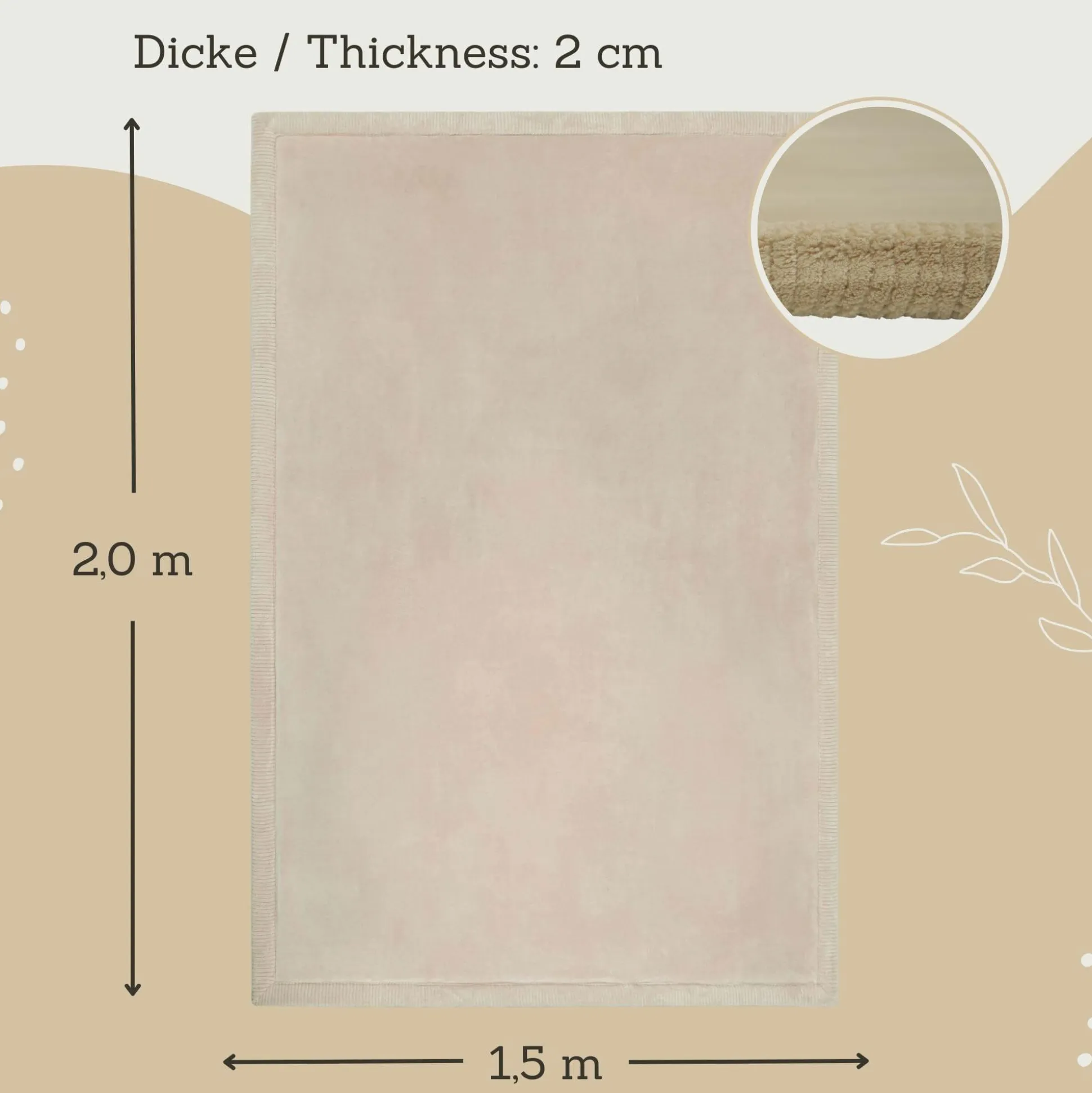 Spielteppich Cloud 200 x 150 cm