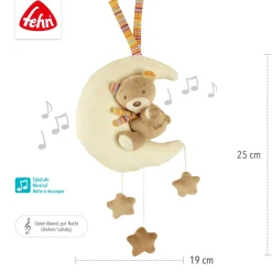 Spieluhr Teddy im Mond