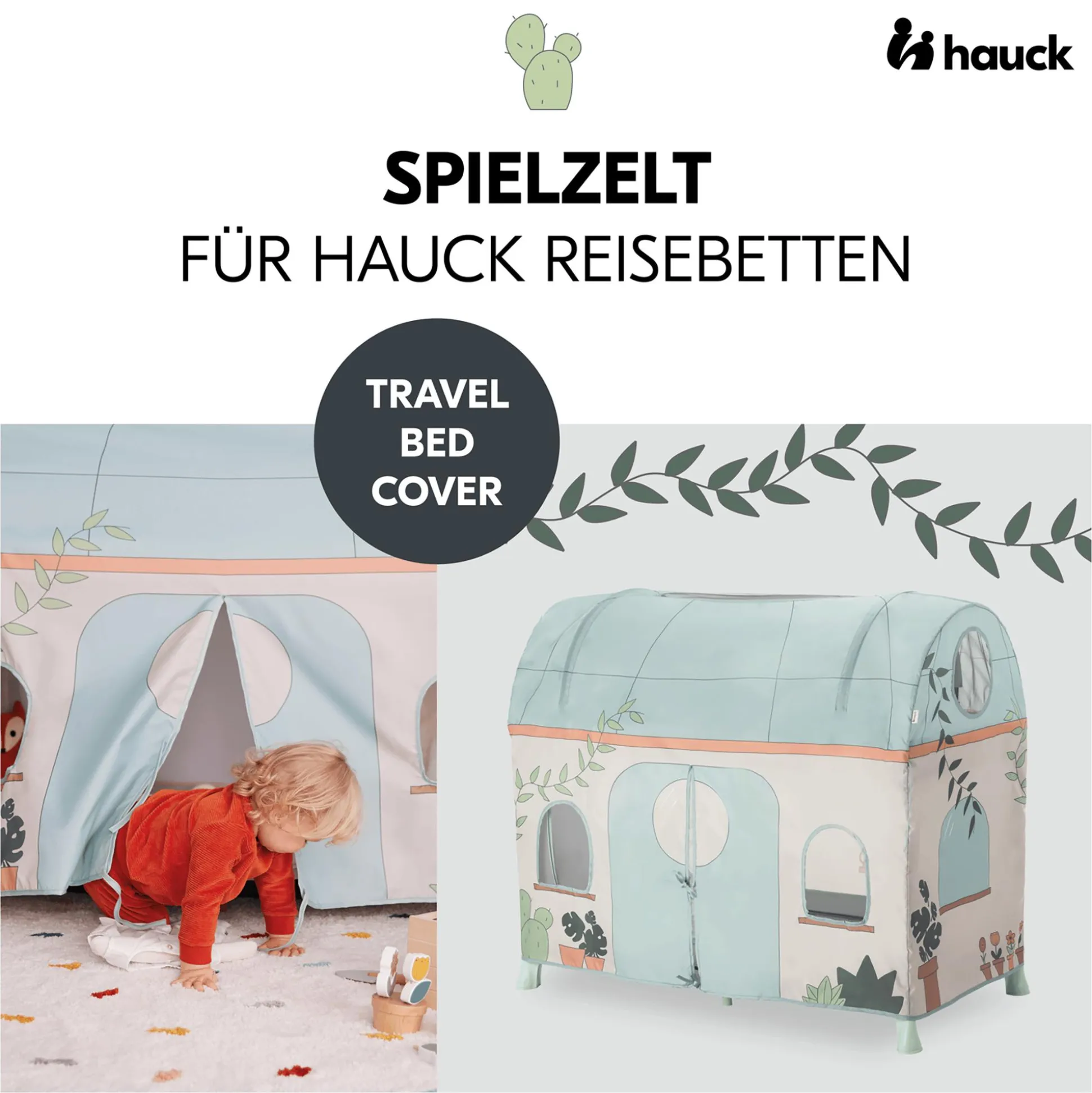 Spielzelt für Reisebett Plants