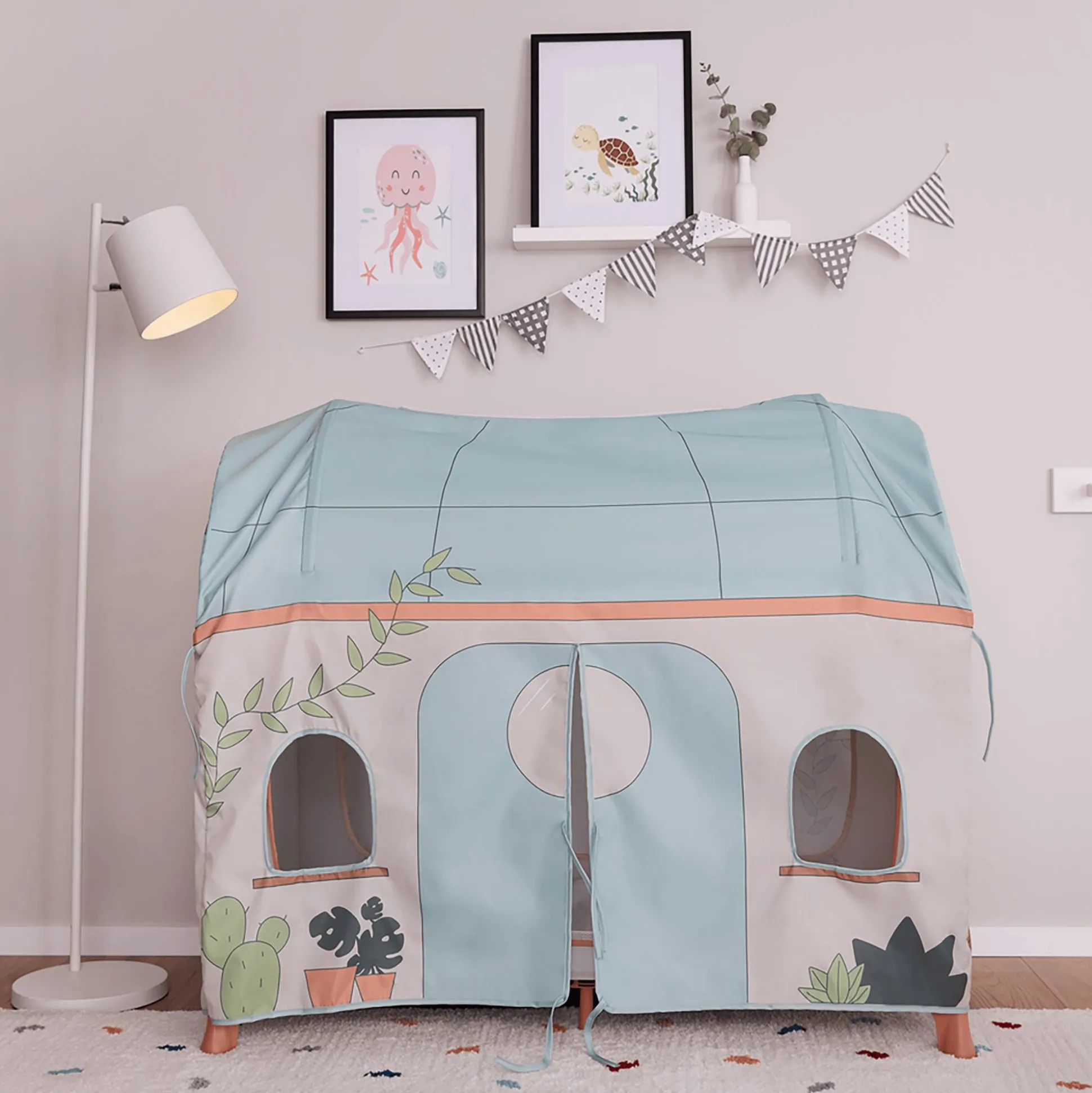 Spielzelt für Reisebett Plants