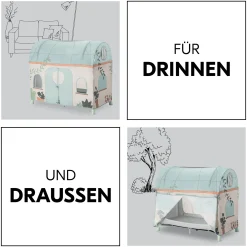 Spielzelt für Reisebett Plants