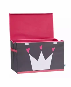 Spielzeugtruhe mit Krone