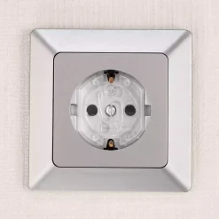 Steckdosenschutz, klebbar, transparent