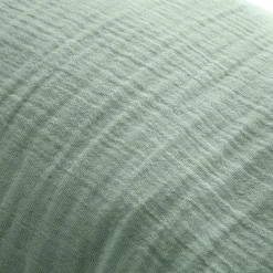 Stillkissen Musselin Frosty Green