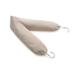 Stillkissen Musselin Greige