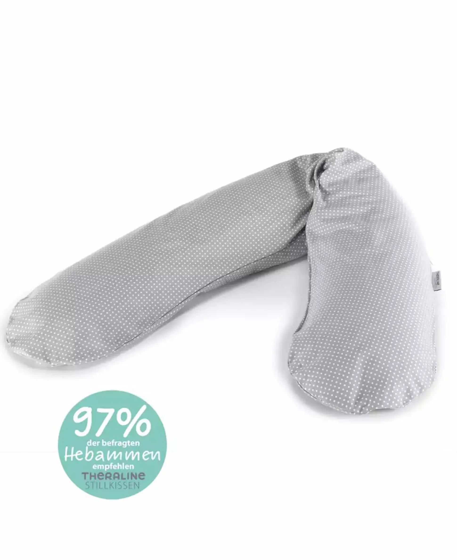 Stillkissen Original Punkte grau